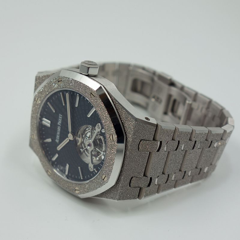 オーデマ・ピゲ AUDEMARS PIGUET ロイヤルオーク トゥールビヨン エクストラシン  26520BC.GG.1224BC.01 K18WG 自動巻き メンズ 腕時計