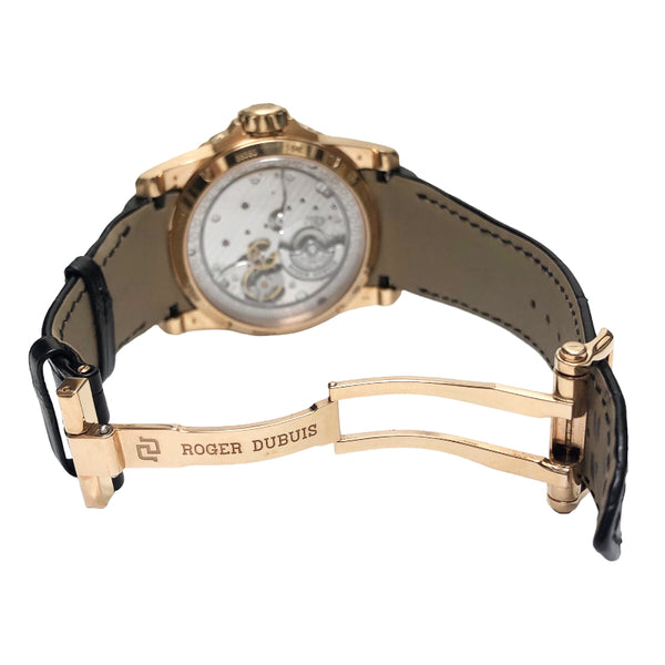 ロジェ・デュブイ ROGER DUBUIS エクスカリバー45 DBEX0544 ブラック K18PG 自動巻き メンズ 腕時計