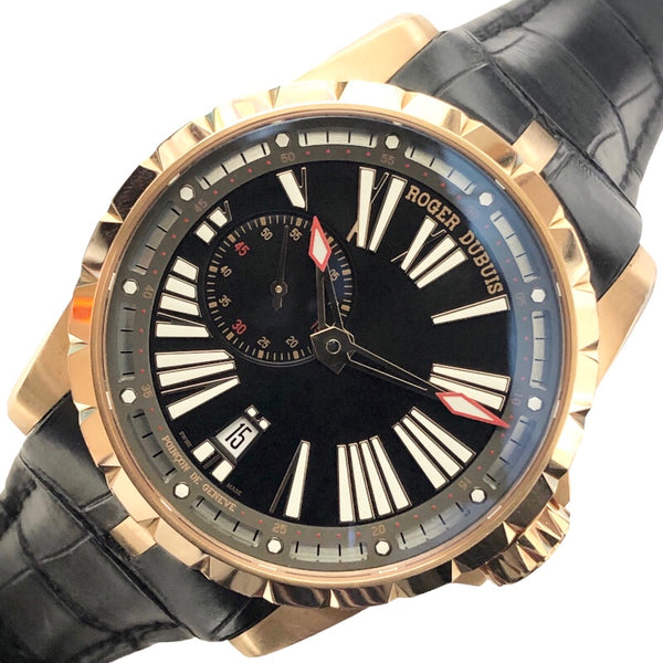 ロジェ・デュブイ ROGER DUBUIS エクスカリバー45 DBEX0544 ブラック K18PG 自動巻き メンズ 腕時計