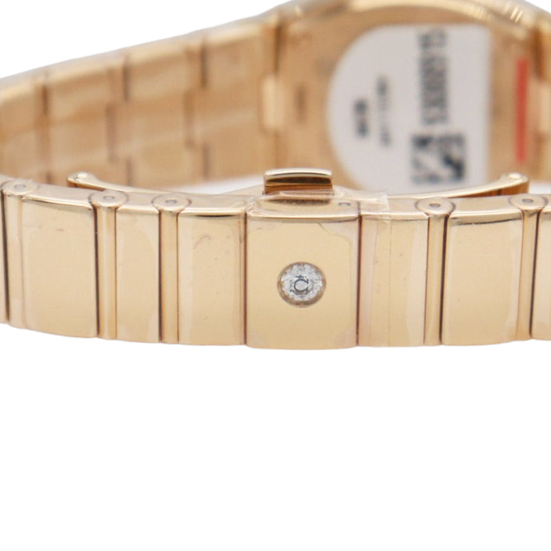 オメガ OMEGA コンステレーション ダイヤベゼル 123.55.24.60.55.013 K18RG クオーツ レディース 腕時計