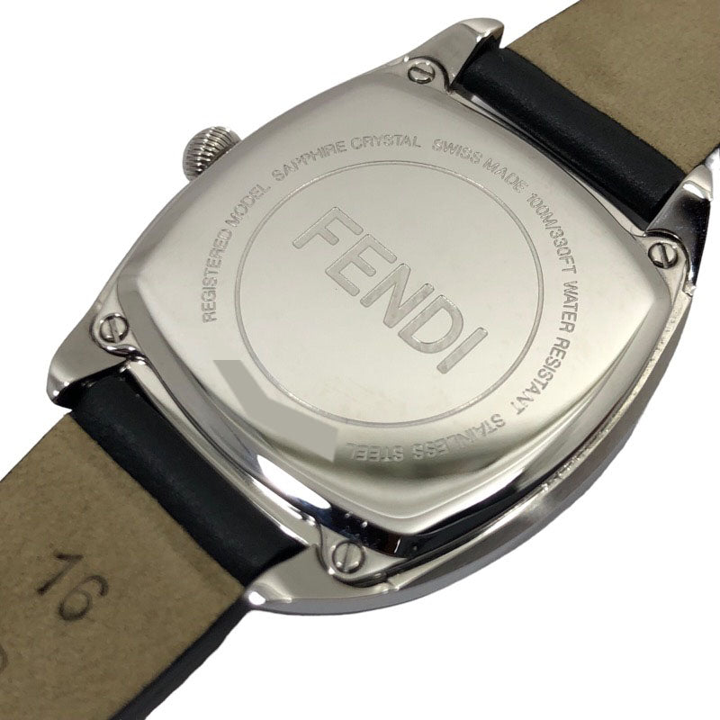 ファッション小物フェンディ FENDI バグズモンスター F222031611D1 SS/革ベルト クオーツ レディース 腕時計