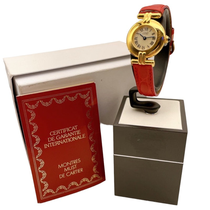 カルティエ Cartier マストコリゼ　 590002 クオーツ レディース 腕時計約24mmケース厚み