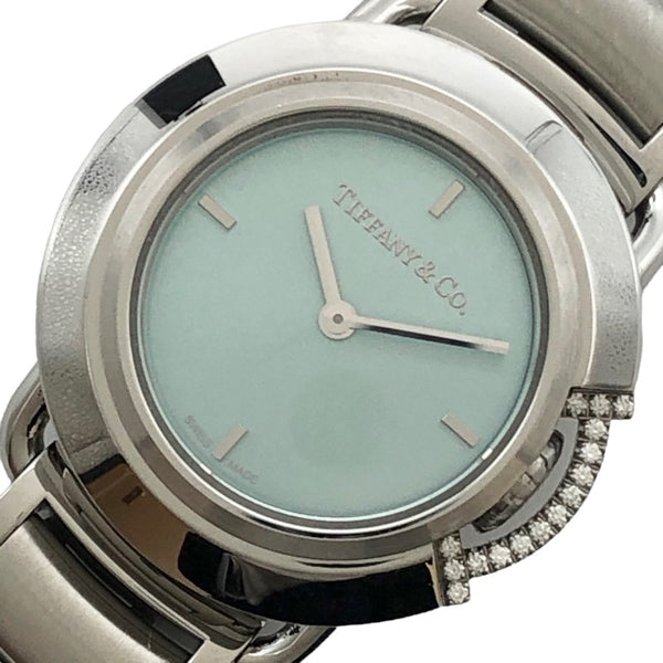 ティファニー ティファニーT 68477409 ステンレススチール ブルー 腕時計レディース | 中古ブランドリユースショップ OKURA(おお蔵)