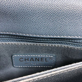 シャネル CHANEL ココハンドル XS A92990 ブルー シルバー金具 キャビアスキン レディース ハンドバッグ