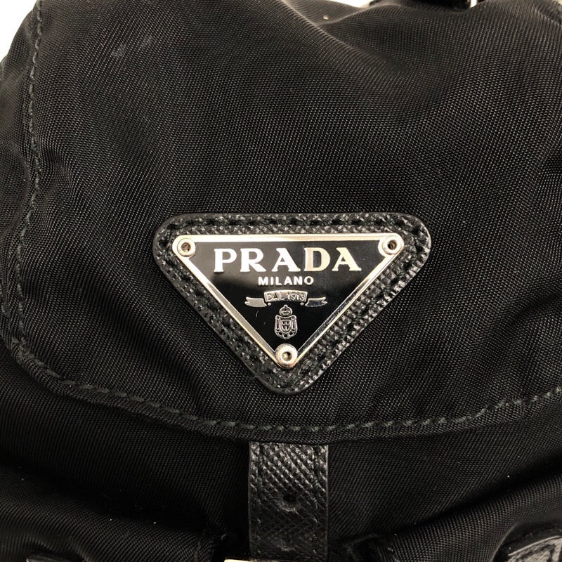 プラダ PRADA リュック型 チェーンショルダーバッグ ブラック