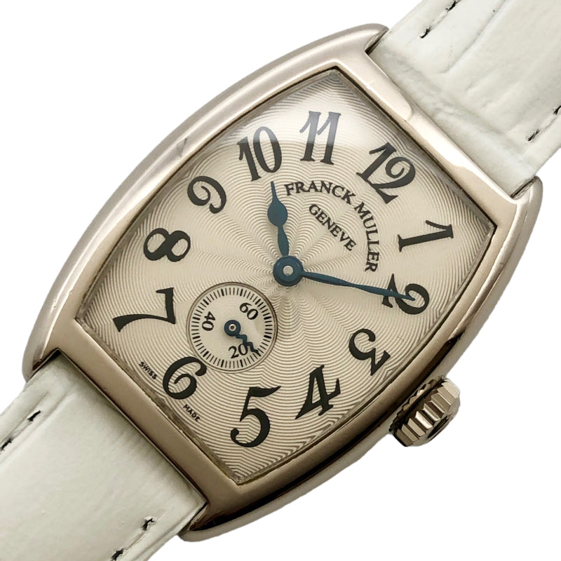 フランク・ミュラー FRANCK MULLER トノーカーベックス 1750S6 K18WG 手巻き レディース 腕時計