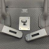 エルメス HERMES バーキン30 Y刻印 エタン シルバー金具 トゴ レディース ハンドバッグ