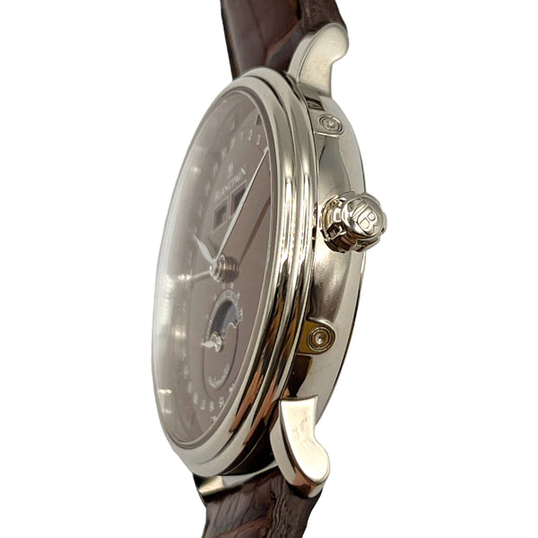 ブランパン BLANCPAIN ヴィルレ ムーンフェイズ 6263-1546-55B ブラウン K18ホワイトゴールド 自動巻き メンズ 腕時計