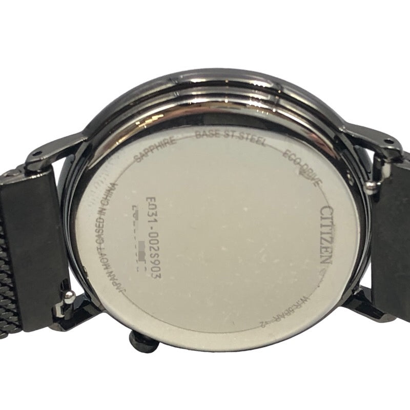 新品シチズン エコドライブ メタルフェイス　クロノグラフ メンズ腕時計　ブラウン