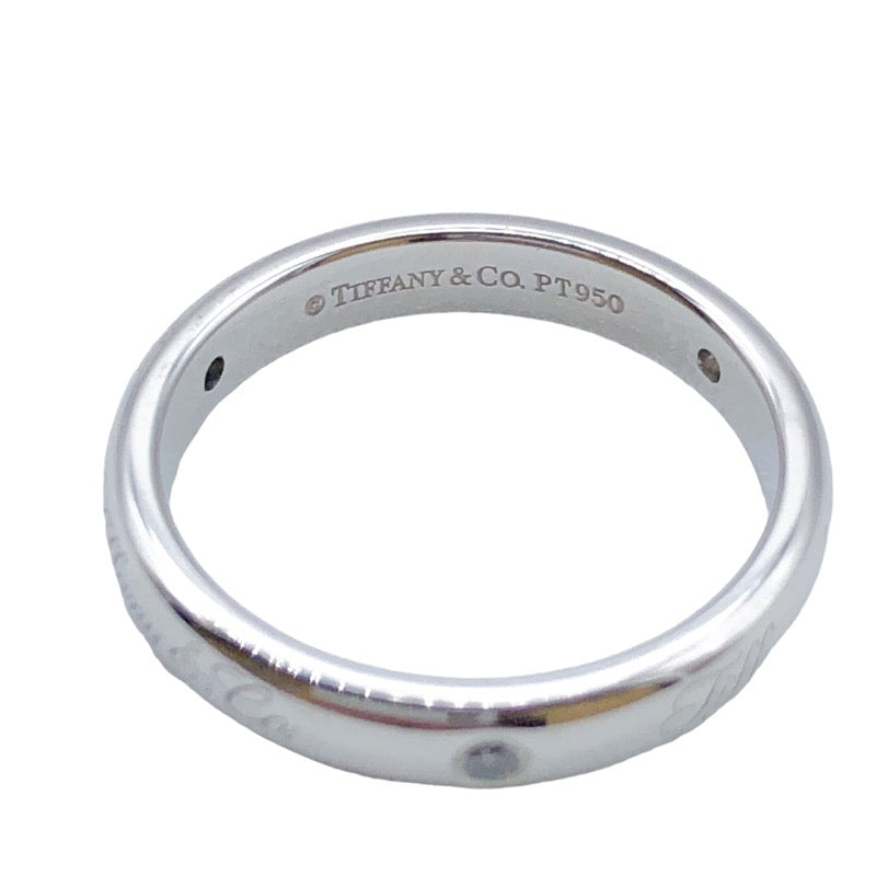 美品『USED』 Pt950/ダイヤモンド  TIFFANY&Co. ルシダ リング リング・指輪 ダイヤモンド 0.24ct 3.5g 8.5号リング(指輪)