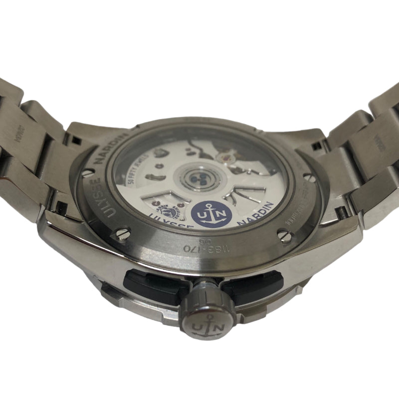 ユリスナルダン ULYSSE NARDIN マリーンダイバー YOSHIDAスペシャルモデル 1183-170LE-7M/92-J チタン 自動巻き メンズ 腕時計
