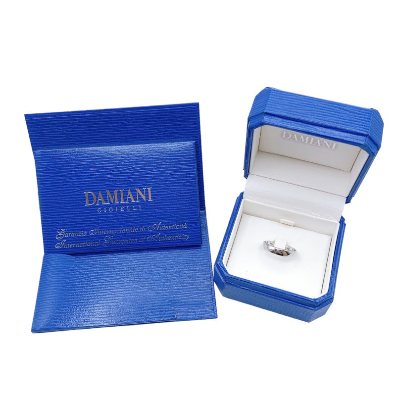ダミアーニ DAMIANI ネックレス メンズ ブランド 750WG ダイヤモンド サファイア ベルエポック ホワイトゴールド 20039703 クロス 十字架 Mサイズ ジュエリー  