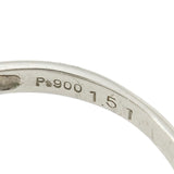ノーブランド  エメラルド ダイヤ リング Pt900  リング・指輪レディース