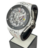 ウブロ HUBLOT ビッグバン フェラーリ ホワイトセラミック 500本限定 401.HQ.0121.VR セラミック・カーボン 自動巻き メンズ 腕時計