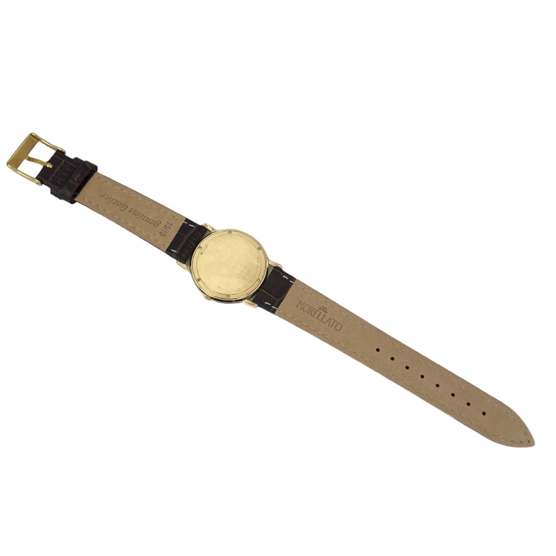 コルム  ロムルス 社外ベルト 50.501.556 k18YG/社外レザーベルト  ゴールド 腕時計ユニセックス
