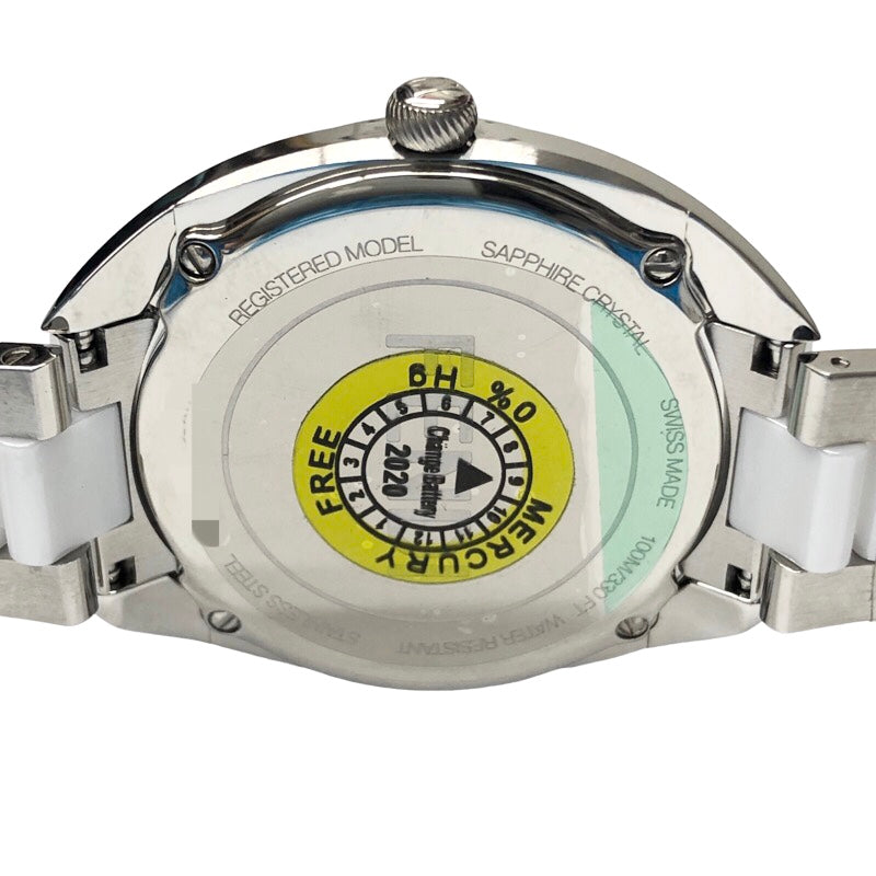 フェンディ バグズモンスター 21000M SS ブラック/ホワイト 腕時計