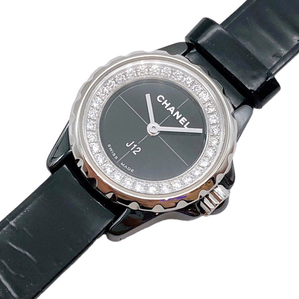 シャネル J12 XS H4663 ステンレススチール セラミック 腕時計 