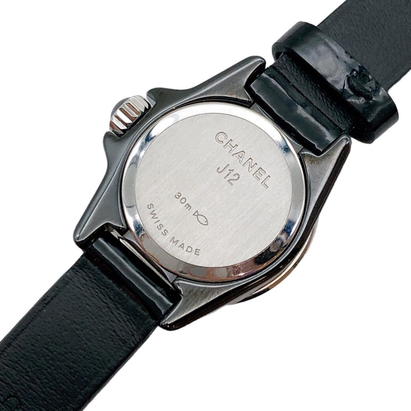 シャネル CHANEL J12 XS H4663 ステンレススチール セラミック クオーツ レディース 腕時計レディース