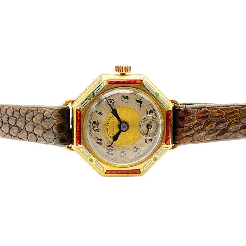 エベラール  アンティークウォッチ K18YG  腕時計レディース