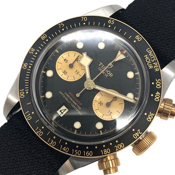 チューダー/チュードル TUDOR ブラックベイクロノ 79363N SS/K18 自動巻き メンズ 腕時計