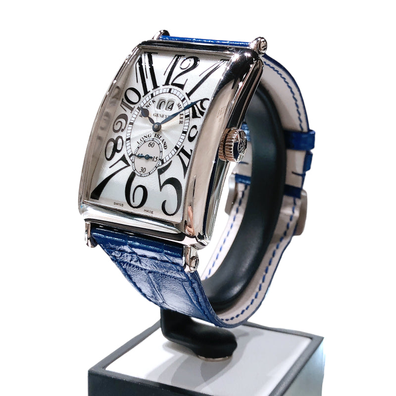 フランク・ミュラー FRANCK MULLER ロングアイランド グランギシェ 1200S6GG K18ホワイトゴールド 自動巻き メンズ 腕時計