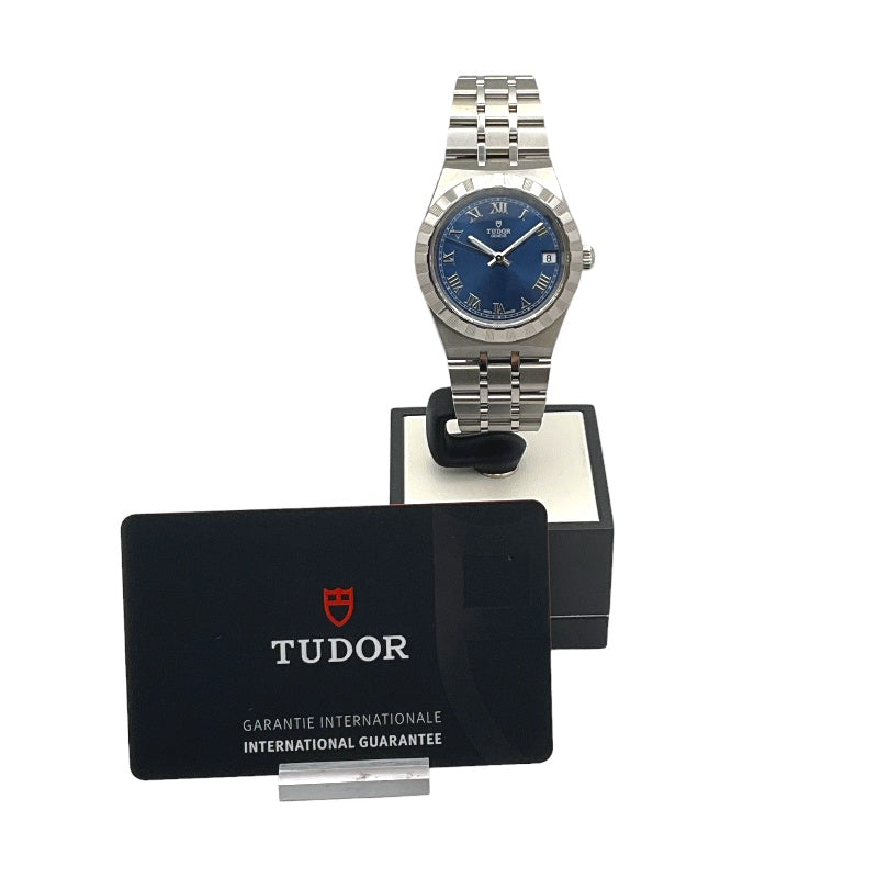 チューダー/チュードル TUDOR ロイヤル 28400 ブルー ステンレス 