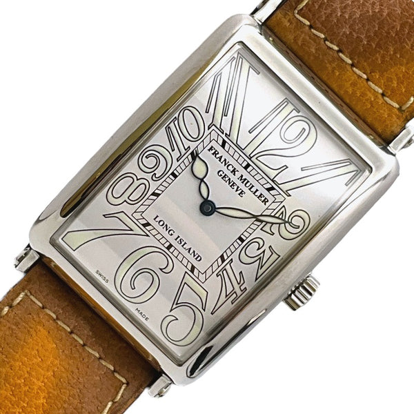 フランク・ミュラー FRANCK MULLER ロングアイランド 日本400本限定 1150SC ブラウン ステンレススチール 自動巻き メンズ 腕時計