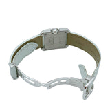カルティエ Cartier タンクアングレーズSM WT100015 K18ホワイトゴールド クオーツ レディース 腕時計