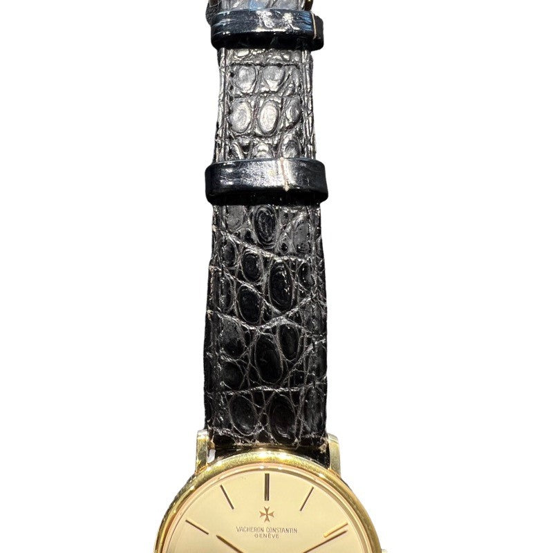 ヴァシュロン・コンスタンタン VACHERON CONSTANTIN エッセンシャル 39039 アイボリー K18イエローゴールド 手巻き メンズ 腕時計