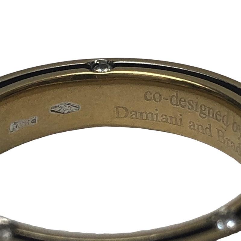 ダミアーニ Dサイド 10Pダイヤリング 750WG シルバー リング・指輪