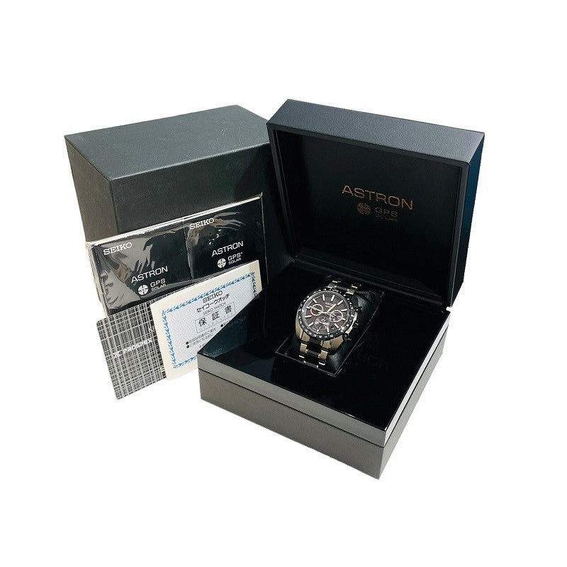 セイコー SEIKO アストロン GPSソーラー ブラック文字盤 5X53-0BF0(SBXC085) チタン ソーラー メンズ 腕時計