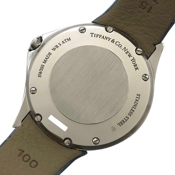 ティファニー  メトロ ステンレススチール  スカイブルー 腕時計レディース