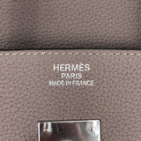 エルメス HERMES バーキン35 C刻 グリアスファルト　シルバー金具 トゴ レディース ハンドバッグ