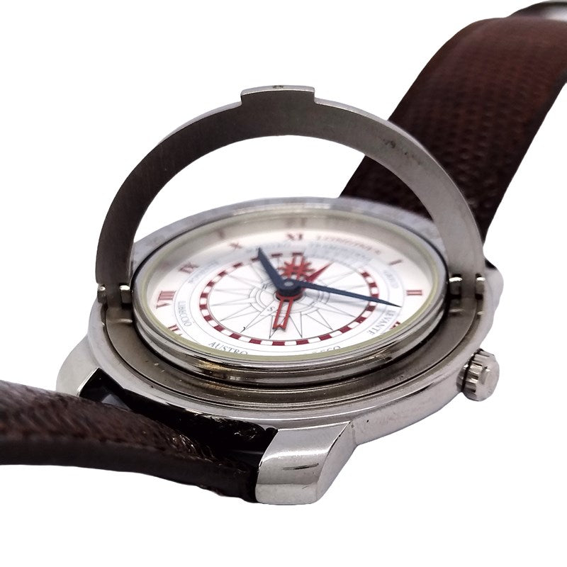 ロンジン LONGINES クリスバルC アメリカ大陸発見500年記念2000本限定 5253.4.012 ホワイト SS 自動巻き メンズ 腕時計
