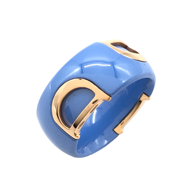 ダミアーニ Dアイコン ダイヤリング パウダーブルーセラミック 20072900 セラミック セラミック/750PG/ダイヤモンド ブルー  リング・指輪レディース