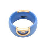 ダミアーニ  Dアイコン ダイヤリング パウダーブルーセラミック 20072900 セラミック セラミック/750PG/ダイヤモンド  ブルー リング・指輪レディース