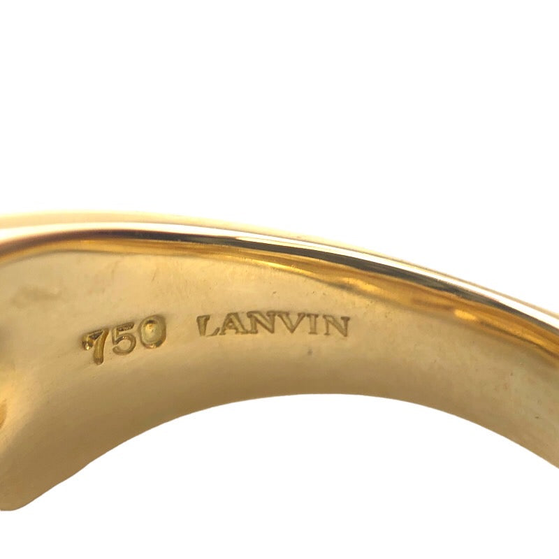 ランバン LANVIN 750YG　ダイヤリング リング・指輪 レディ