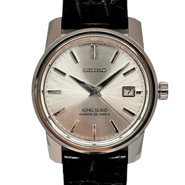 セイコー  キングセイコー　創業140周年記念限定モデル SDKA001 ステンレススチール  シルバー/ブラック 腕時計メンズ