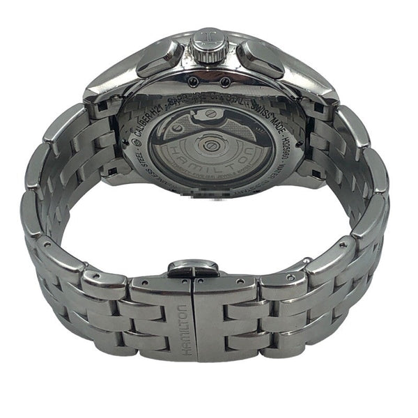 ハミルトン  ジャズマスター　クロノグラフ ステンレススチール  シルバー 腕時計メンズ
