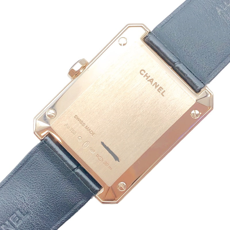 シャネル CHANEL ボーイフレンド H4313 K18ピンクゴールド ベルト：アリゲーター クオーツ レディース 腕時計