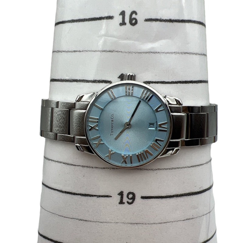【値下げ】美品ティファニー アトラス ホワイト文字盤  腕時計 レディース