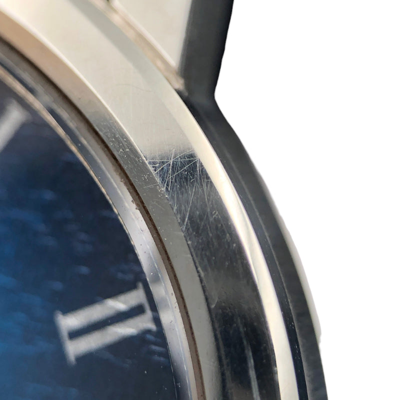 セイコー SEIKO シャリオ 2418-0020 ブルー ステンレススチール メンズ 腕時計