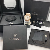 ウブロ HUBLOT ビックバンエボリューション　ポルトチェルボ　ベゼルダイヤ 301.PE.2180.RW.1104  K18PG 自動巻き メンズ 腕時計