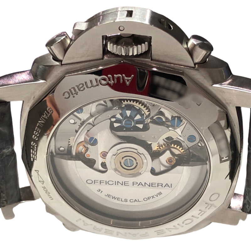 パネライ ルミノール 1950 ラトパンテ PAM00213 SS/社外ベルト 腕時計メンズ