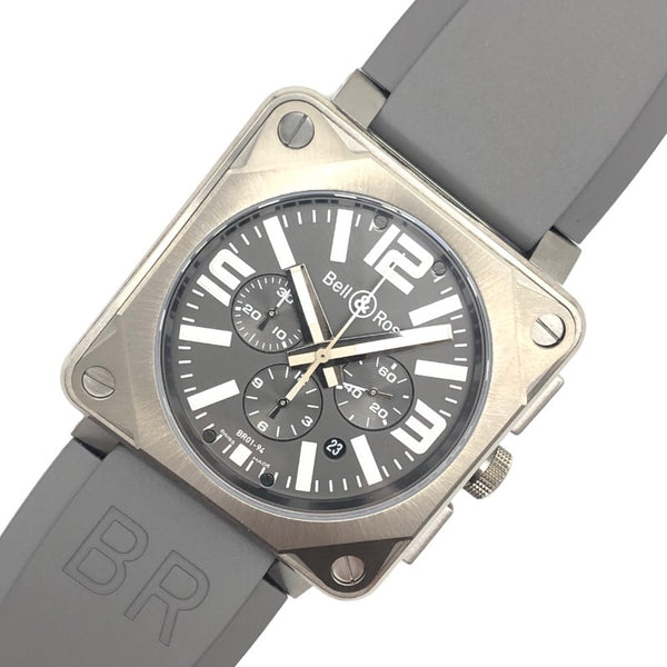 ベル＆ロス Bell u0026 Ross プロ チタニウム BR01-94-TT チタン ベルト：ラバー 自動巻き メンズ 腕時計 |  中古ブランドリユースショップ OKURA(おお蔵)