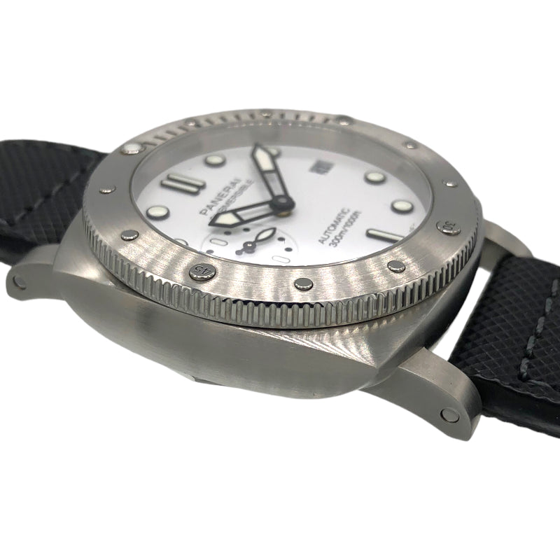 パネライ PANERAI サブマーシブル ビアンコ PAM01223 SS 自動巻き メンズ 腕時計