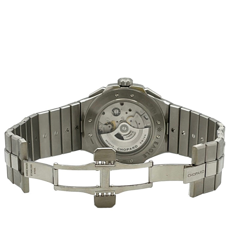 ショパール Chopard アルパイン イーグル XL クロノ 298609-3002 漆黒  ステンレススチール 自動巻き メンズ 腕時計