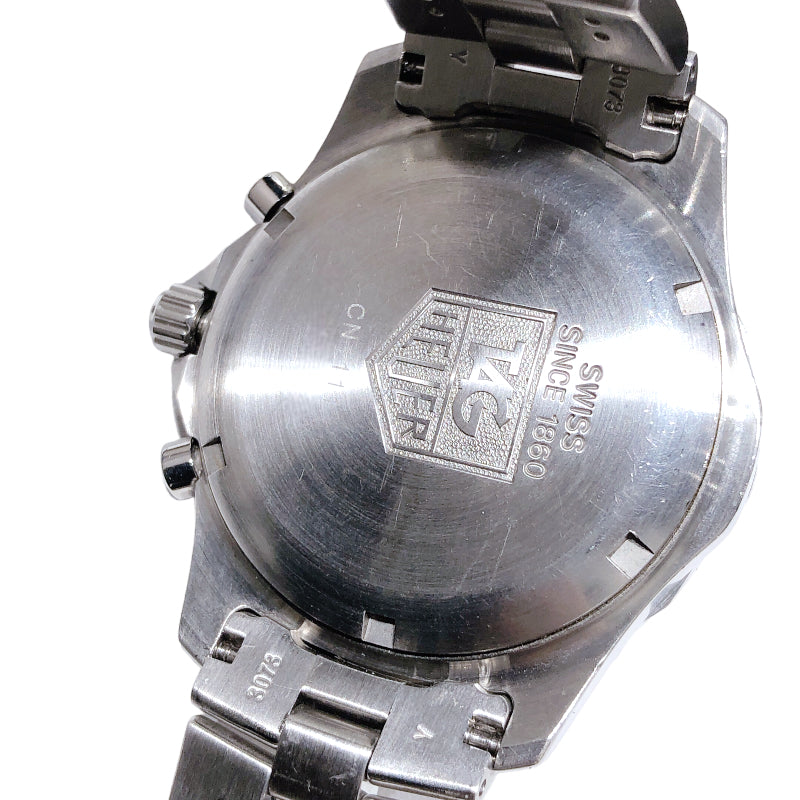 タグ・ホイヤー TAG HEUER エクスクルージブ　クロノグラフ CN1111.BA0337 シルバー ステンレススチール SS 自動巻き メンズ 腕時計