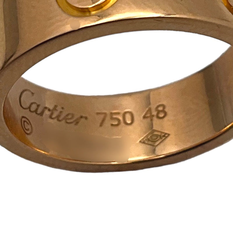 カルティエ Cartier ラブリング 750PG #48 K18ピンクゴールド