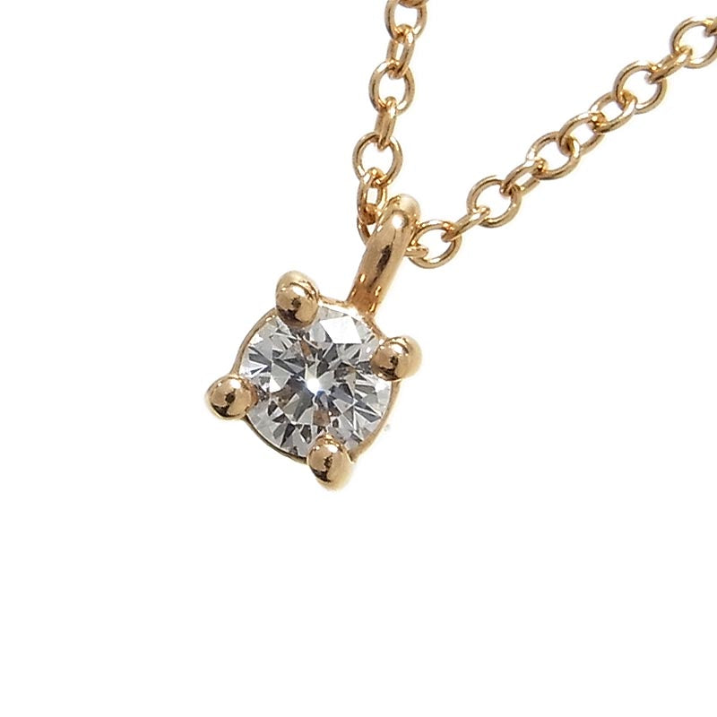 ティファニー TIFFANY＆CO ソリティア ダイヤモンドペンダント ネックレス K18PG ダイヤモンド ジュエリー